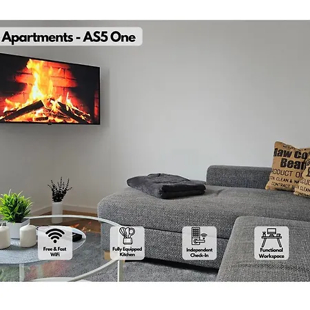 As5 One - Grosses 3-zimmer-apartment - Balkon, Parkplatz & Bahnhofsnah - Bema Bamberg *